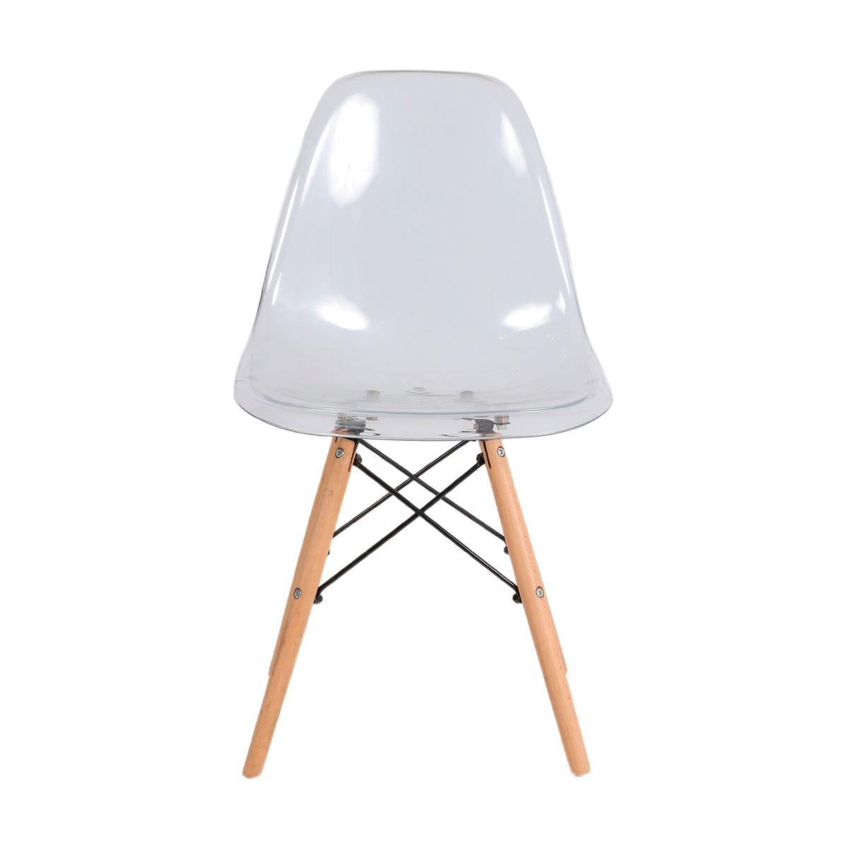 130 Стул Eames прозрачный