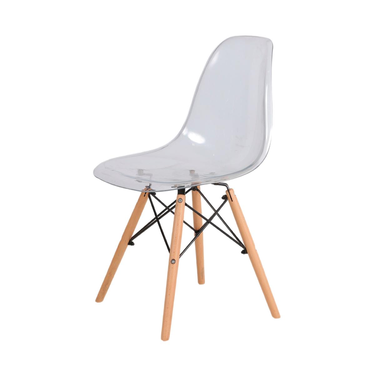 130 Стул Eames прозрачный