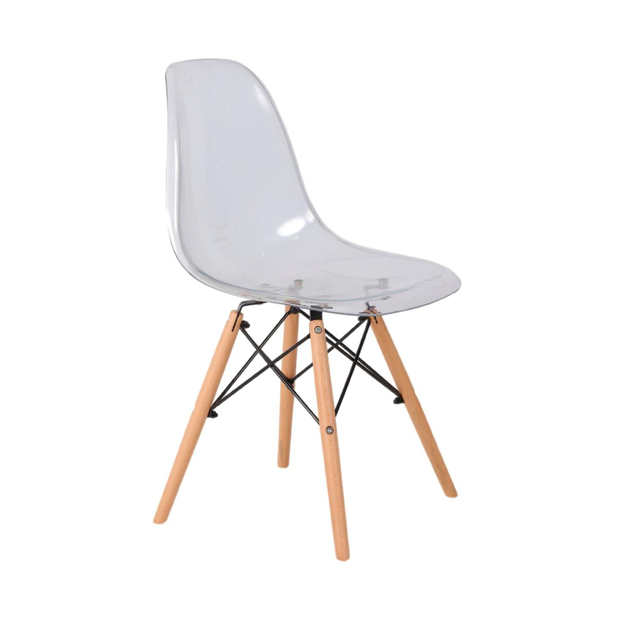 130 Стул Eames прозрачный